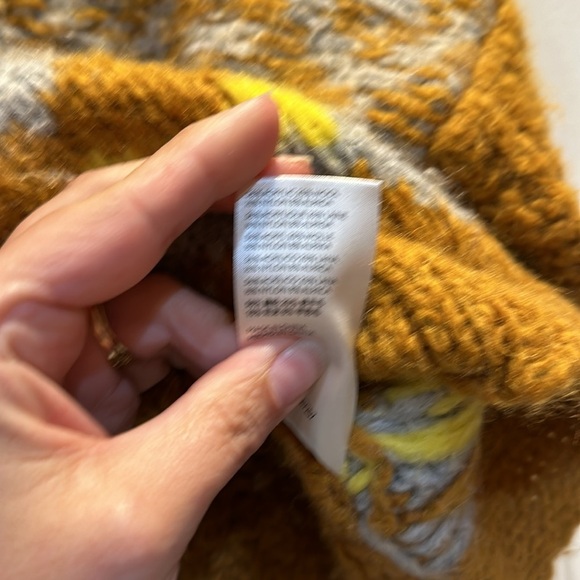 Free People Alpine Wool Blend Chunky Knit Sweater S - Picture 4 of 7